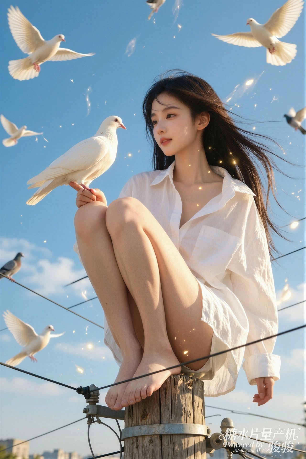 枯萎的藤蔓缠绕着栅栏，像在写一首缠绕的诗