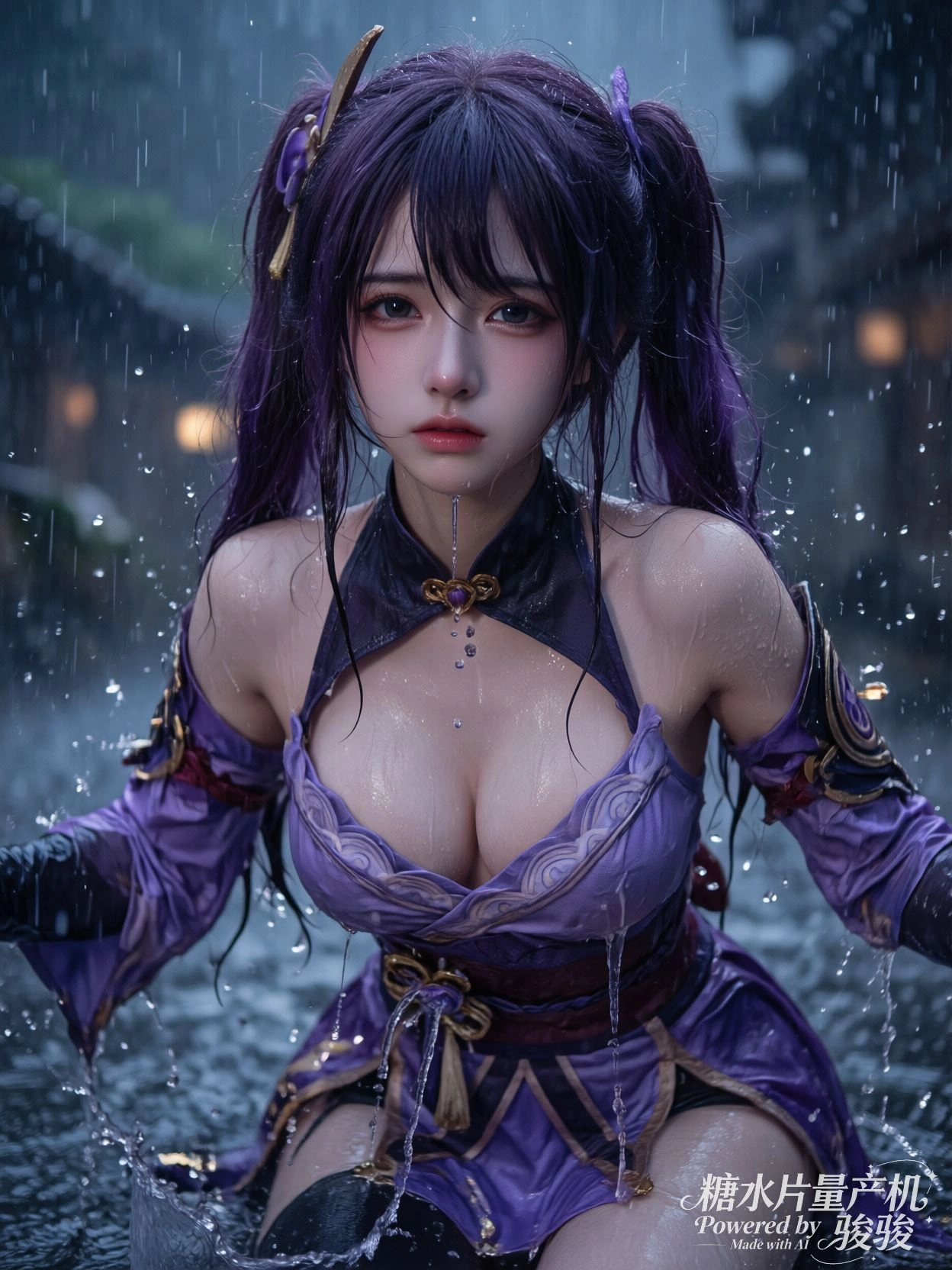 你听，雨在敲打玻璃时学会了钢琴