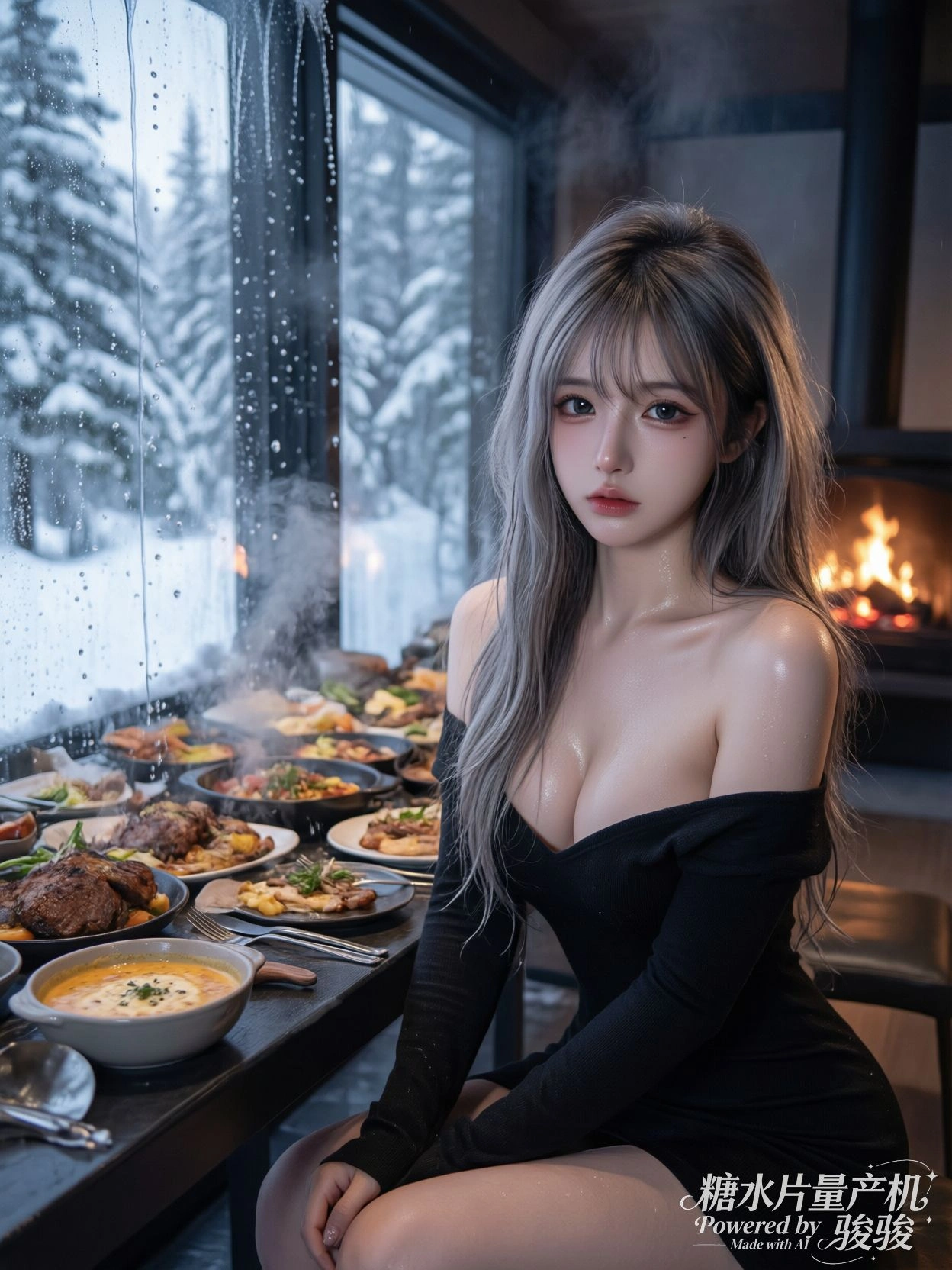 褪色的明信片，邮票上还粘着去年的雪