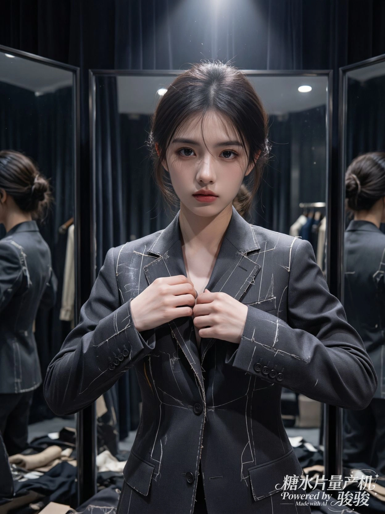 便利店关东煮的热气，模糊了玻璃上的倒影