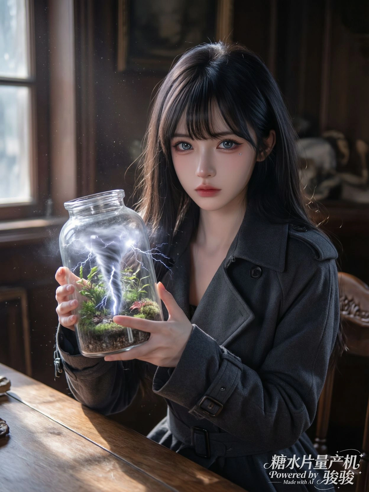 冰美式苦在舌尖，思念却在喉间泛滥
