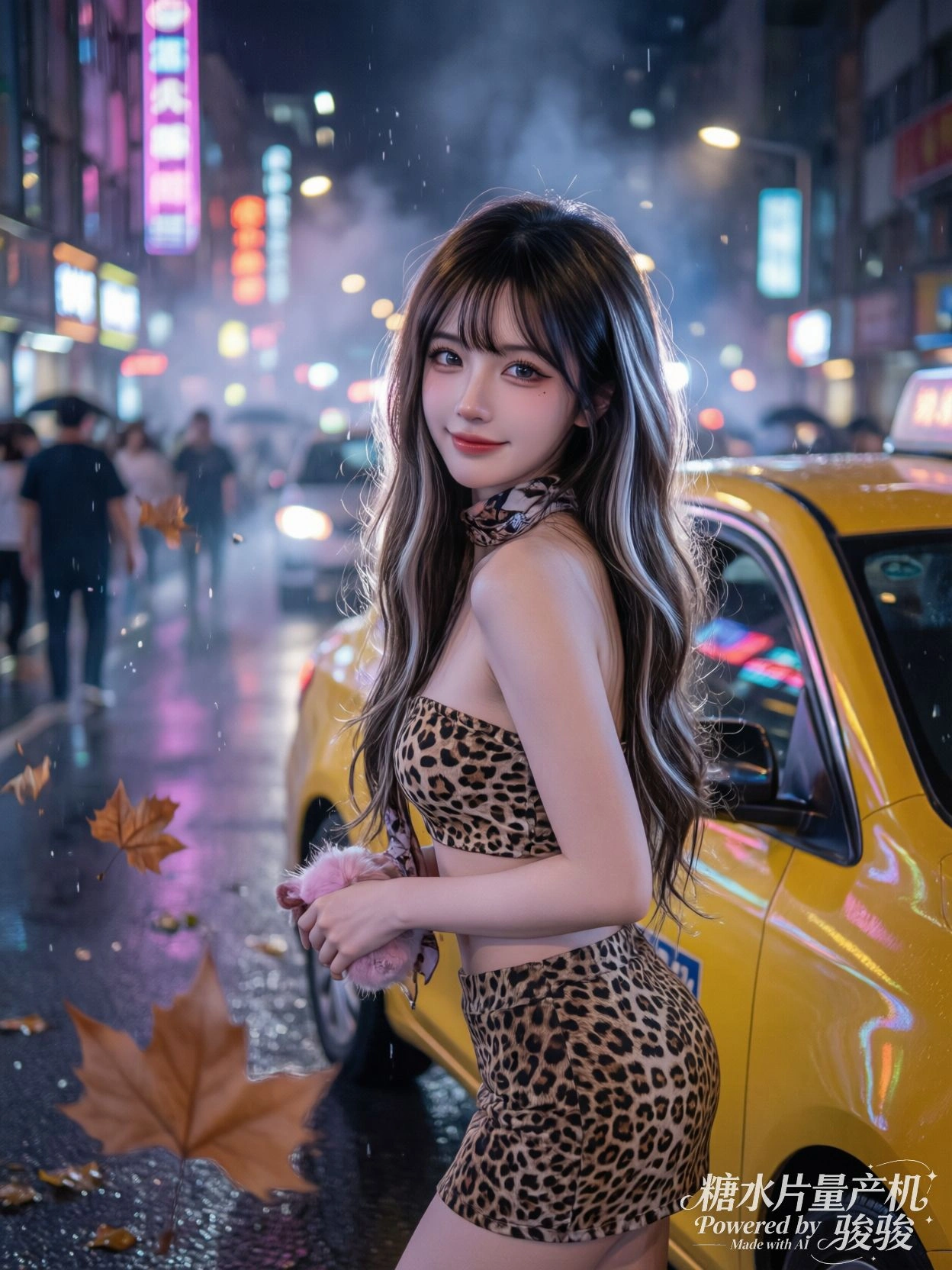 黄昏的光影，在睫毛上跳舞