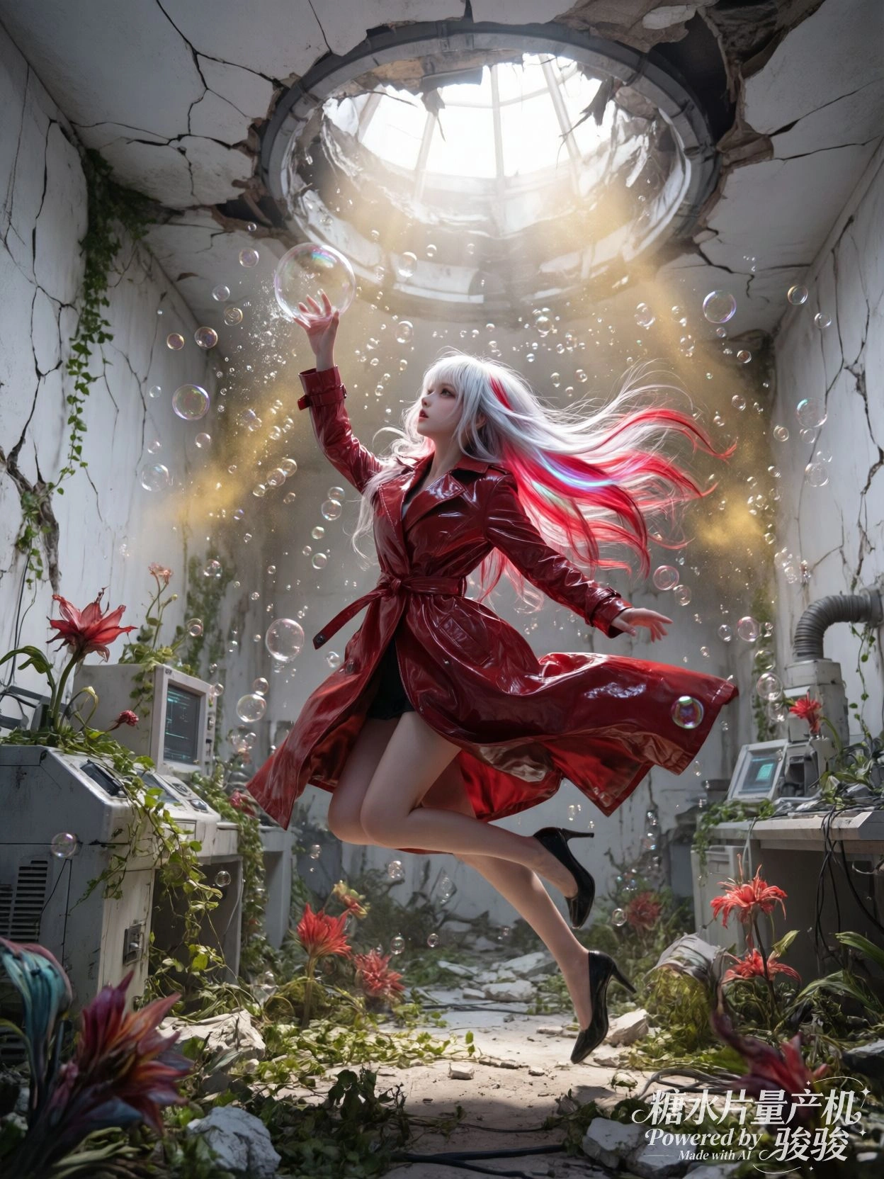 窗外的雨滴，在玻璃上写满无人能解的密码。