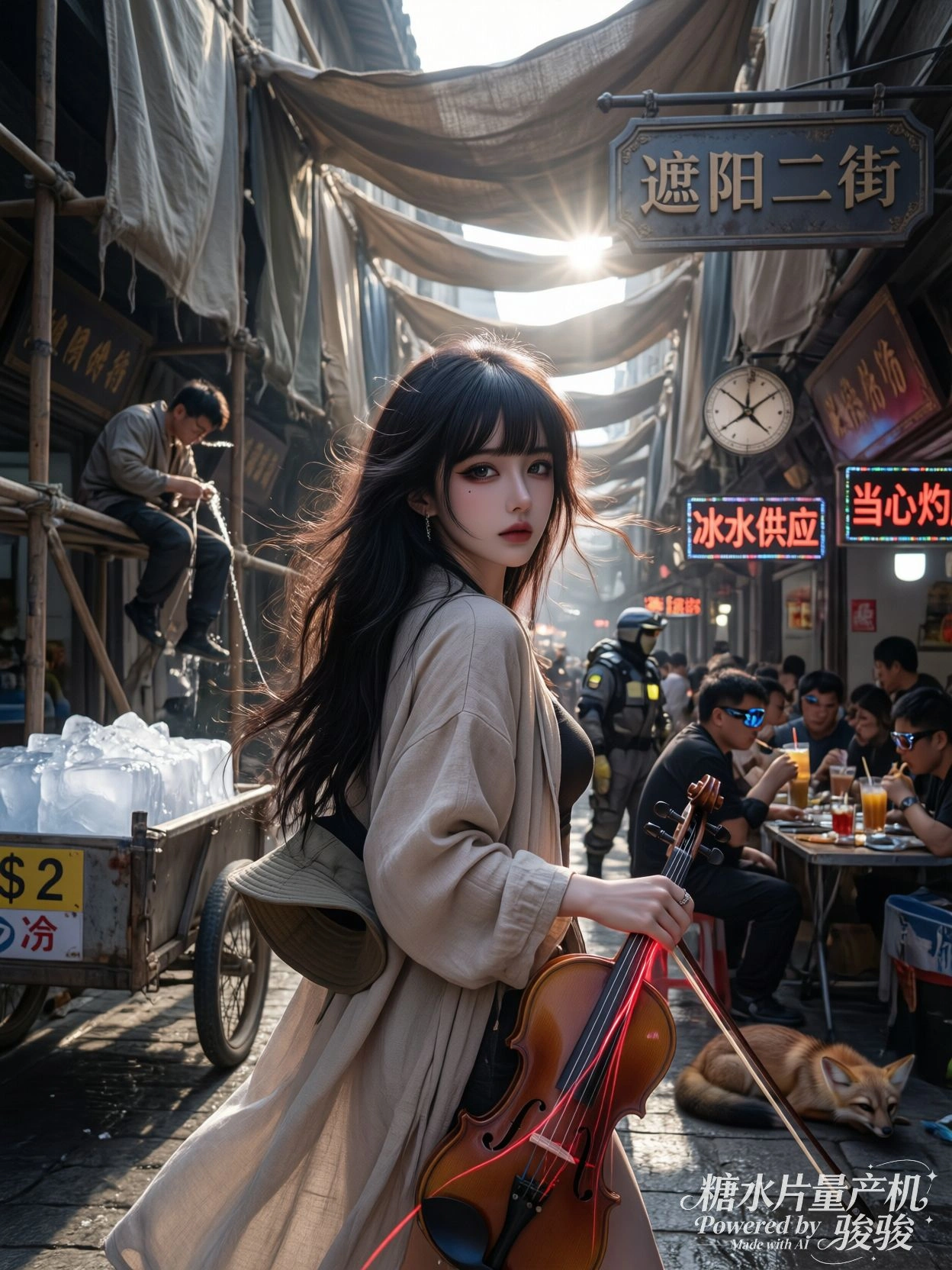 在转身之前，连风都放慢了脚步，仿佛在挽留。