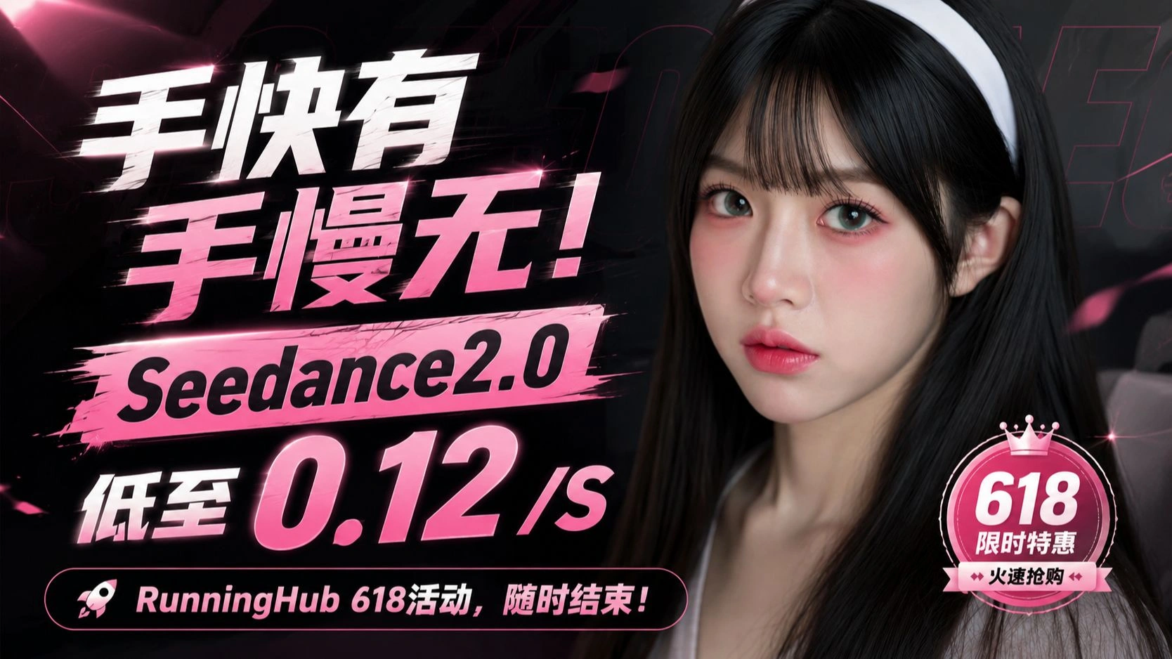Seedance2.0限时低价：RunningHub 618活动与短剧团队成本窗口