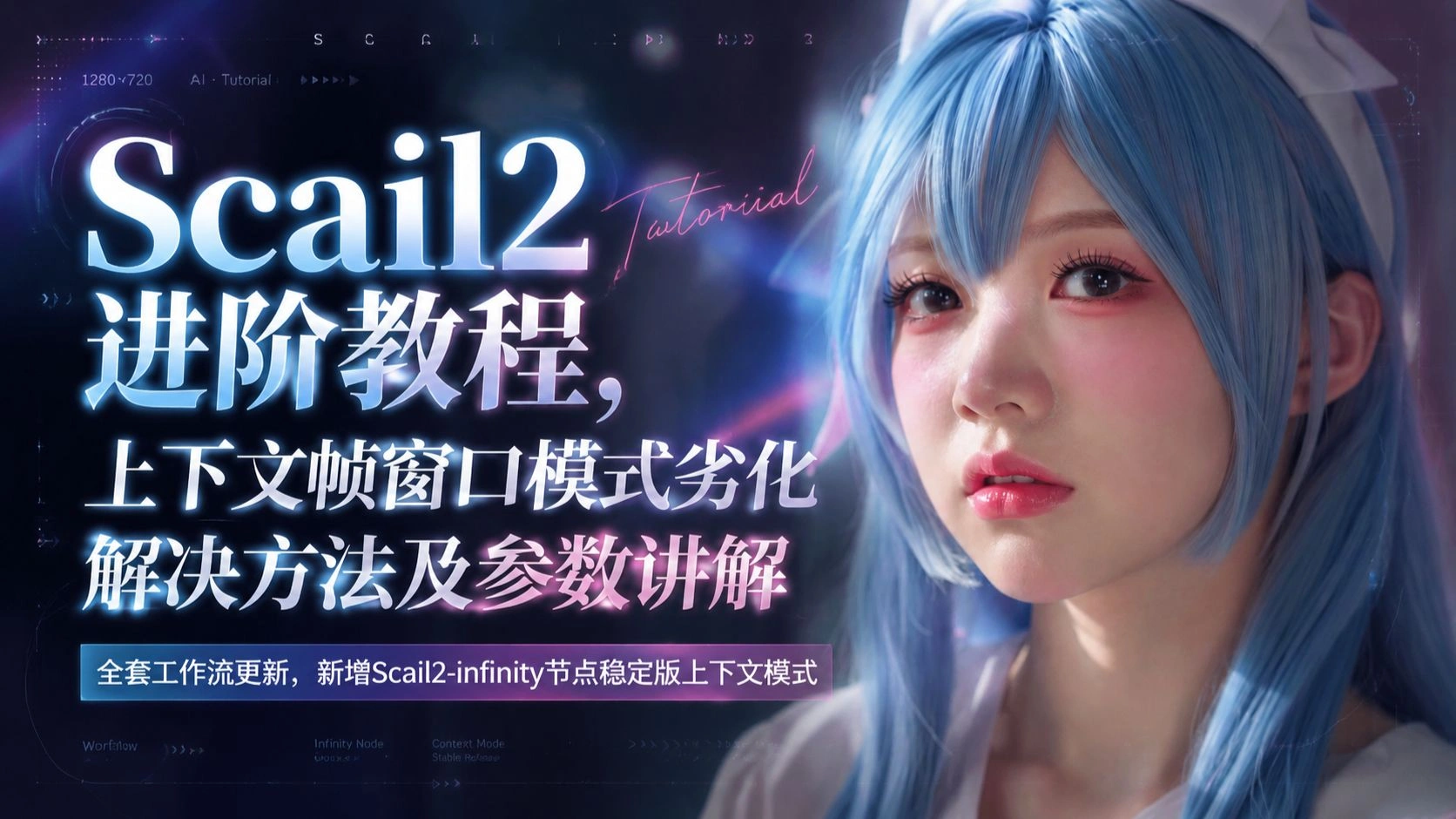 Scail2上下文帧窗口实测：劣化修复、Overlap与Infinity节点