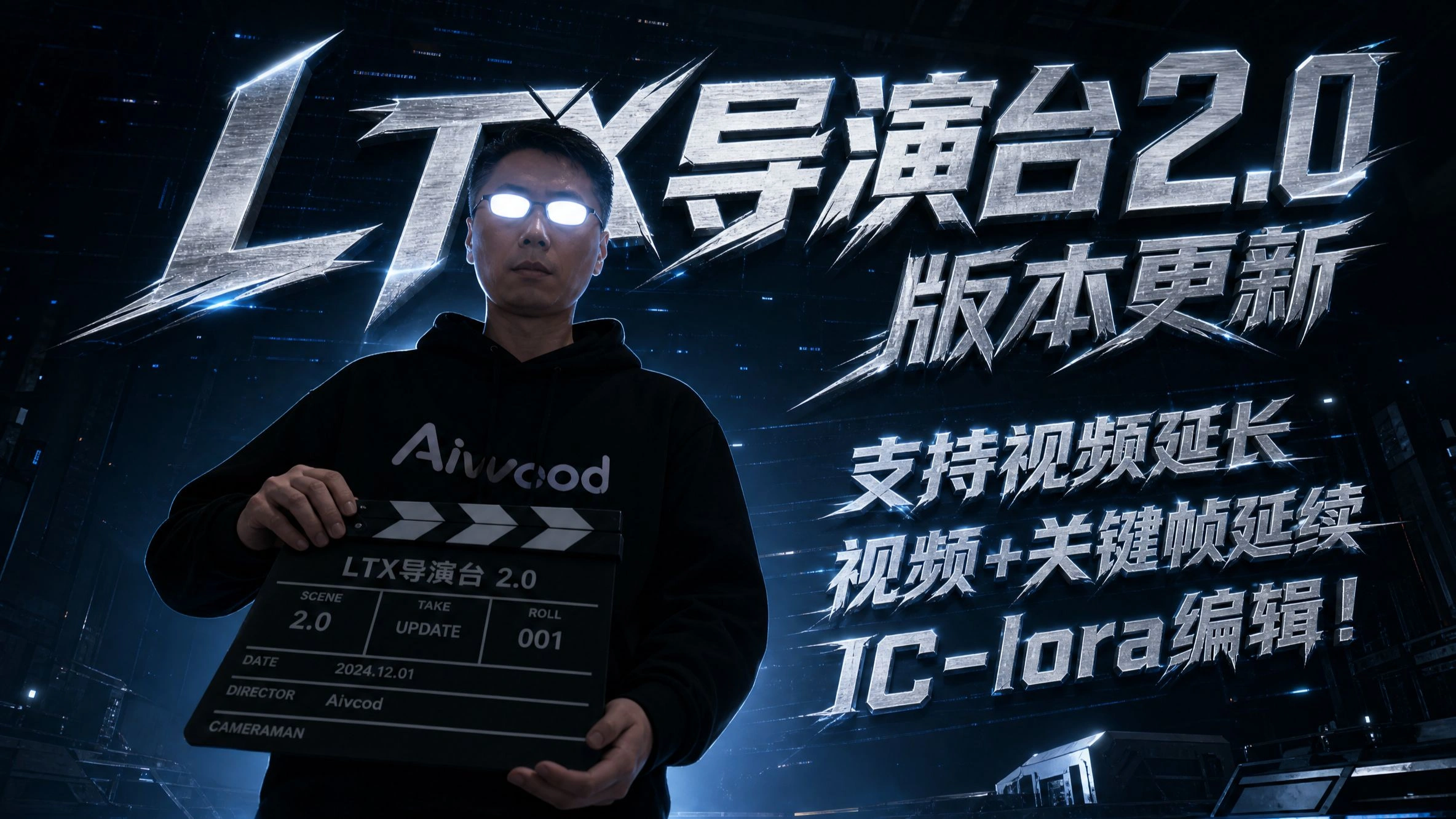 LTX导演台2.0更新：视频/关键帧混合加载与IC LoRA编辑