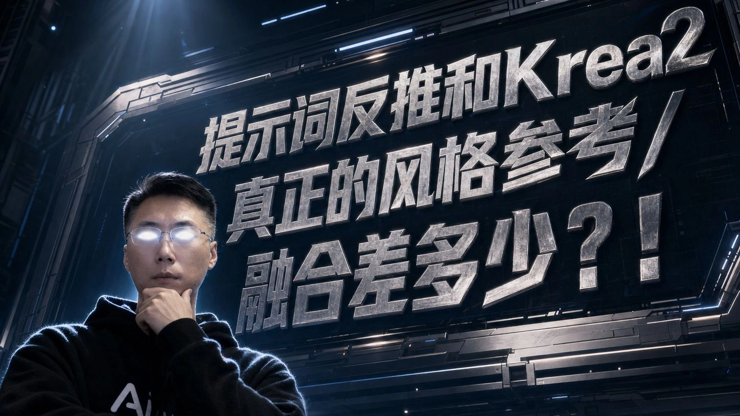 Krea2风格参考辨析：提示词反推融合与官方API差异
