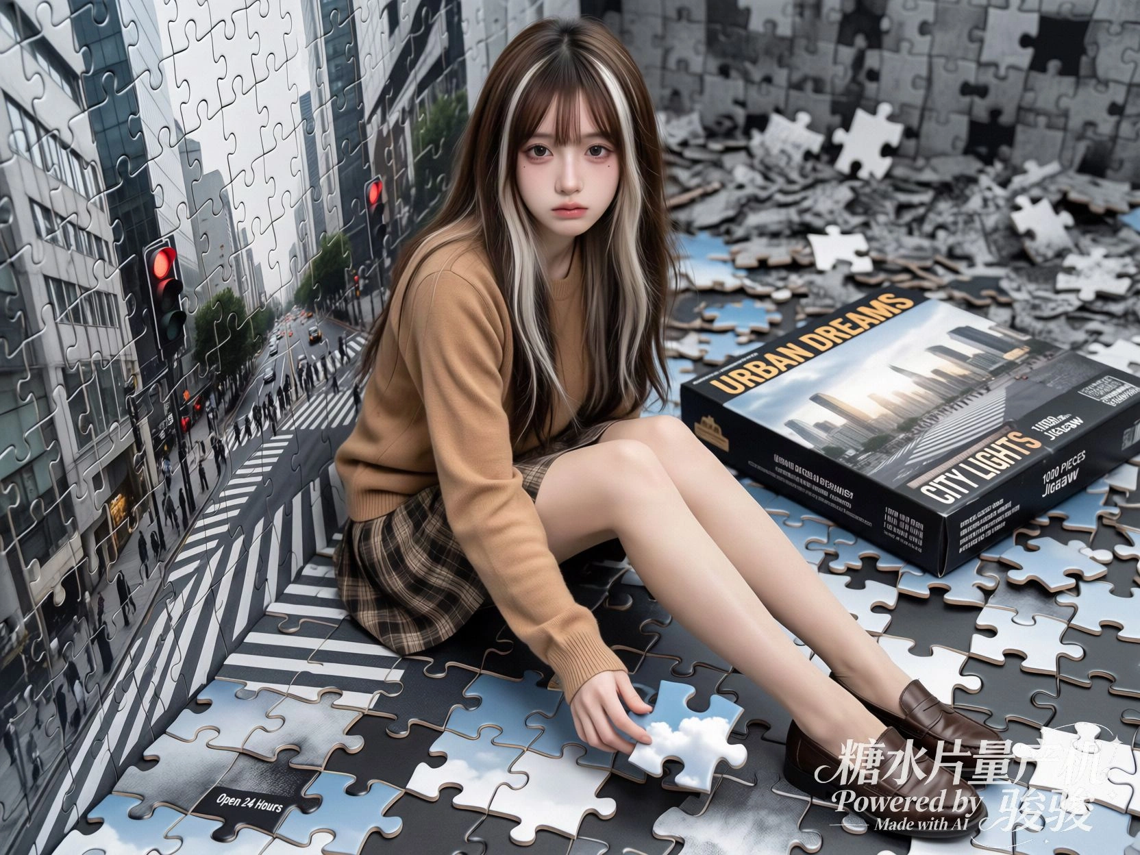 自动贩卖机卡住的罐装咖啡，困住了某种心情
