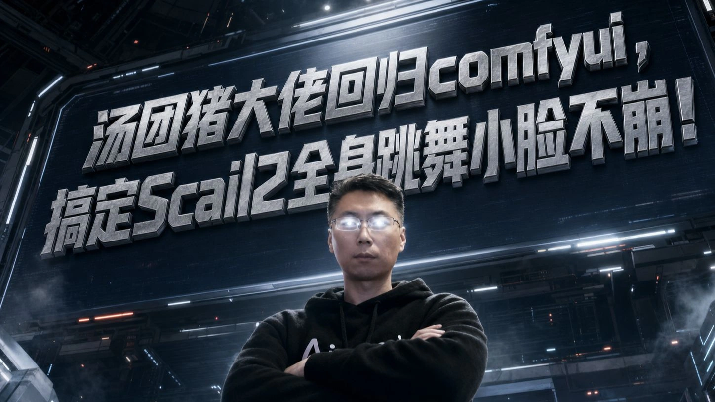 Scail2全身跳舞小脸修复：多条件节点与面部回贴参数
