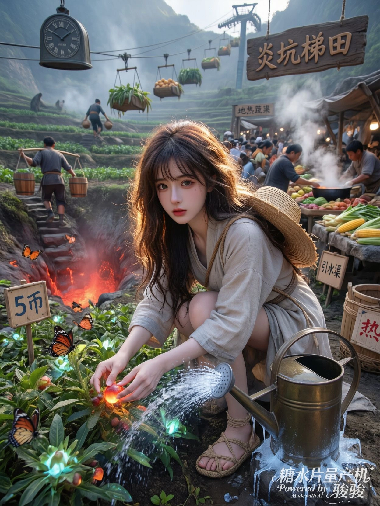 自动扶梯上行时，鞋带被悄悄系紧
