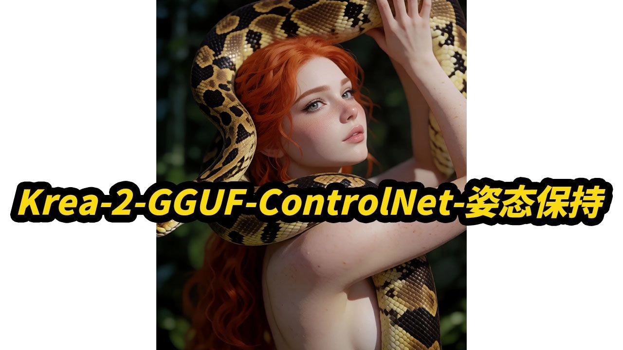 Krea-2 GGUF ControlNet：6GB显存姿态保持重绘