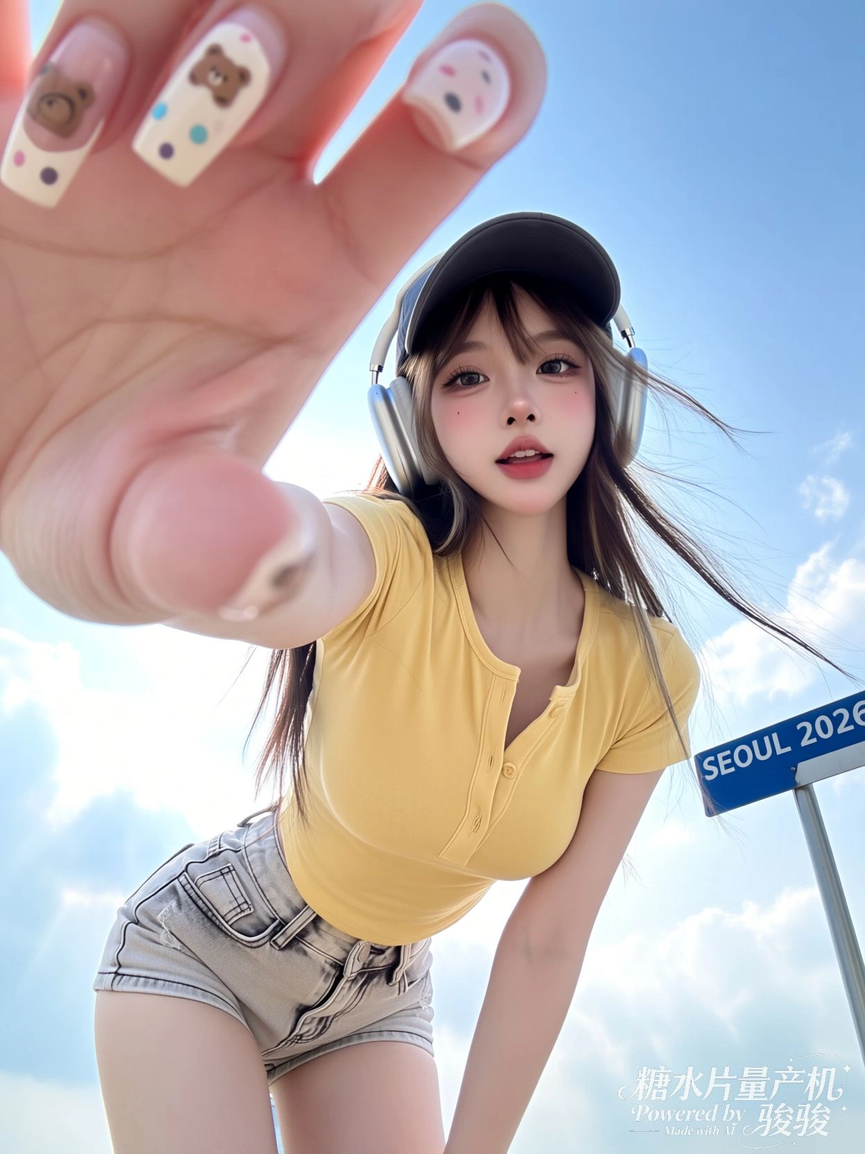 街角便利店暖黄的灯光，照亮了晚归人疲惫的影子