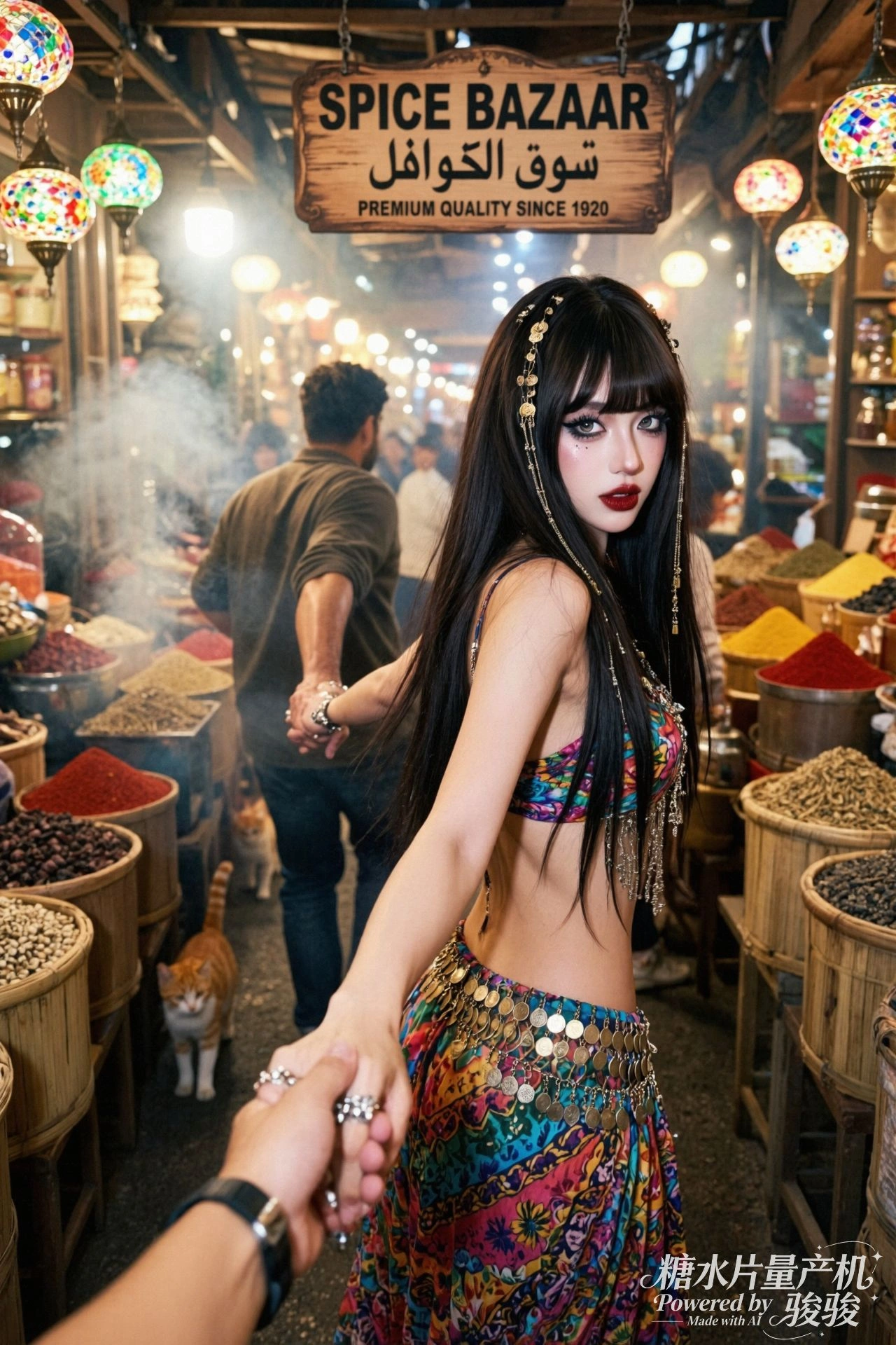 手机屏幕映出自己的脸，在暗处显得有点陌生
