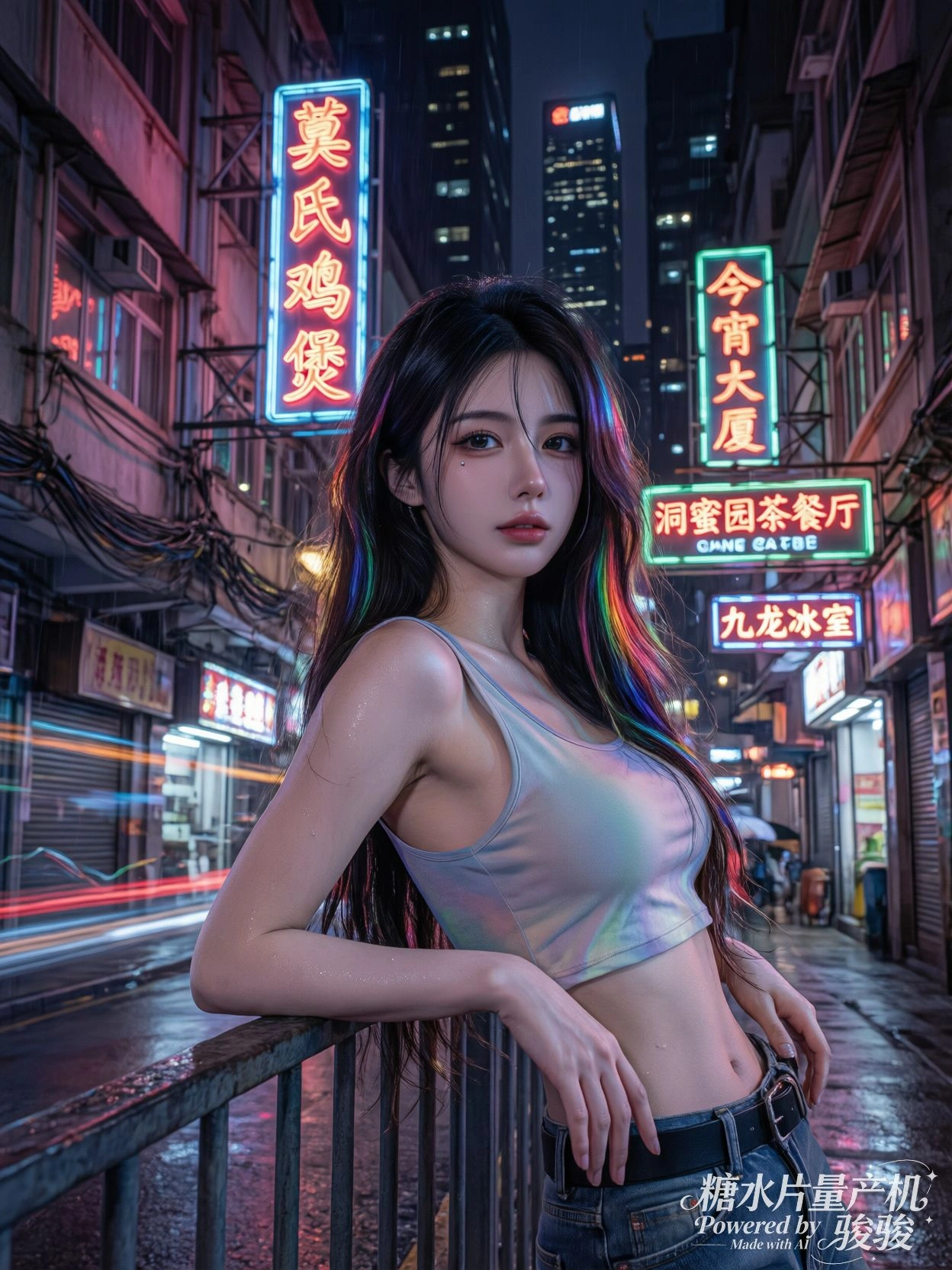 耳机里歌手唱到破音的瞬间，像情绪突然失控
