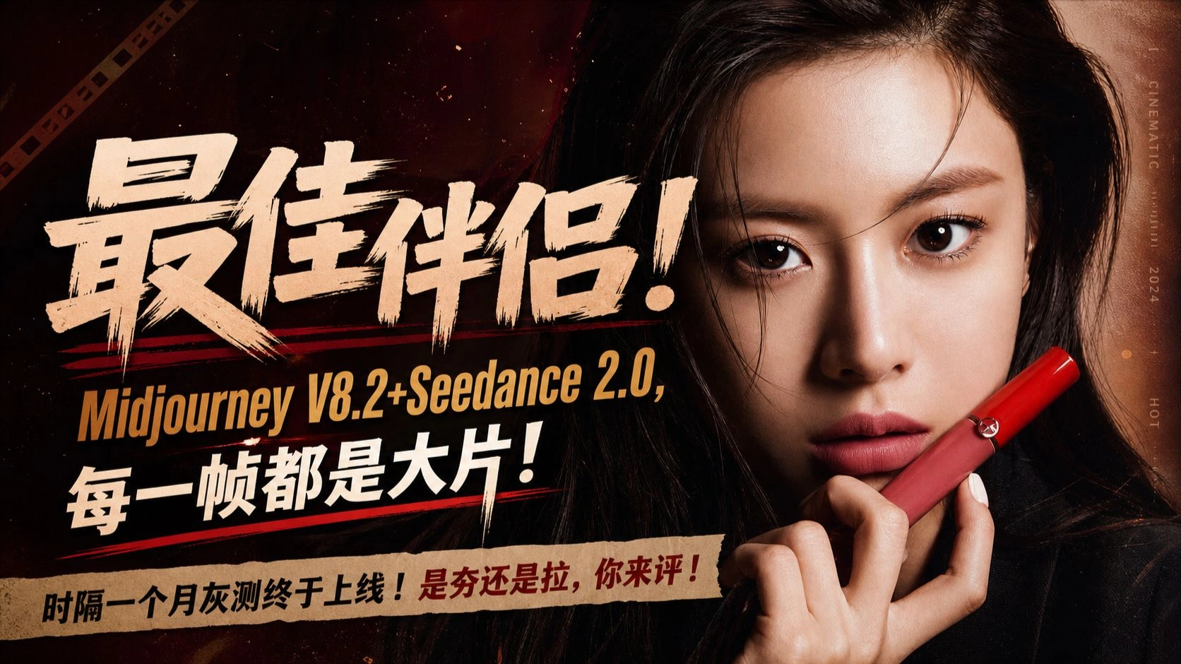 Midjourney V8.2审美升级：搭配Seedance 2.0做风格化短片