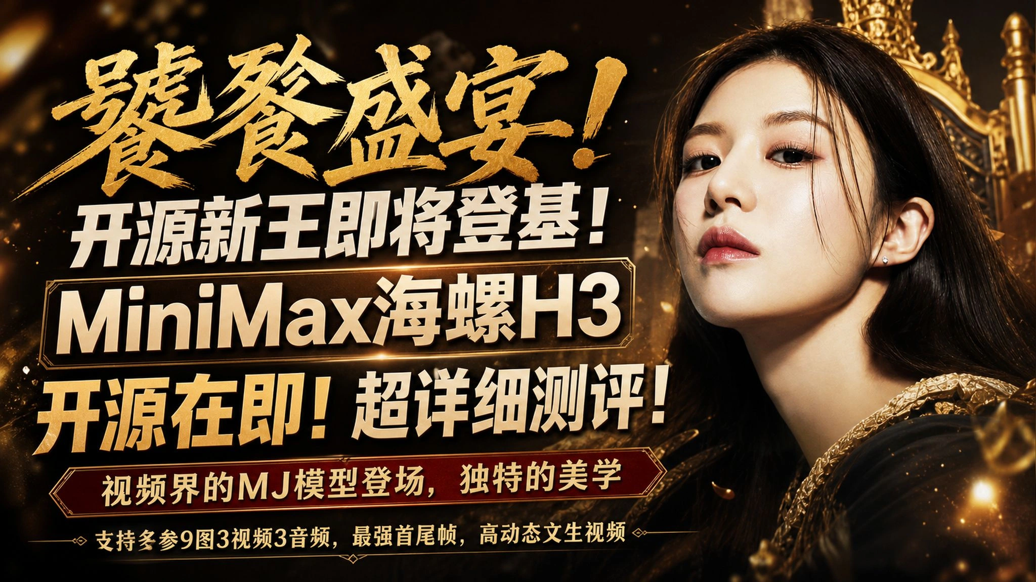 MiniMax H3详测：9图3视频3音频、多参考与首尾帧
