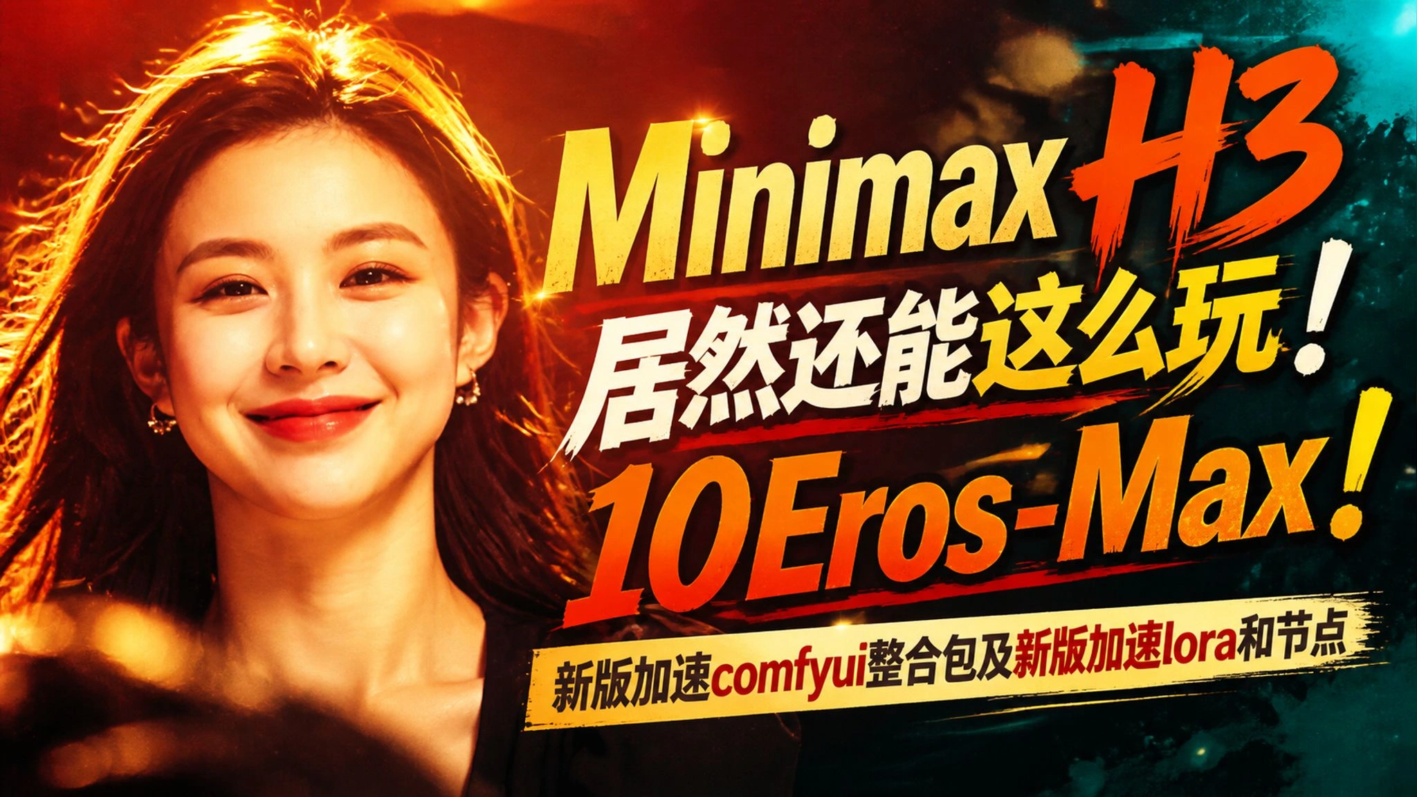 MiniMax H3融合10Eros-Max：LTX 2.3/Wan 2.2与加速模型对比