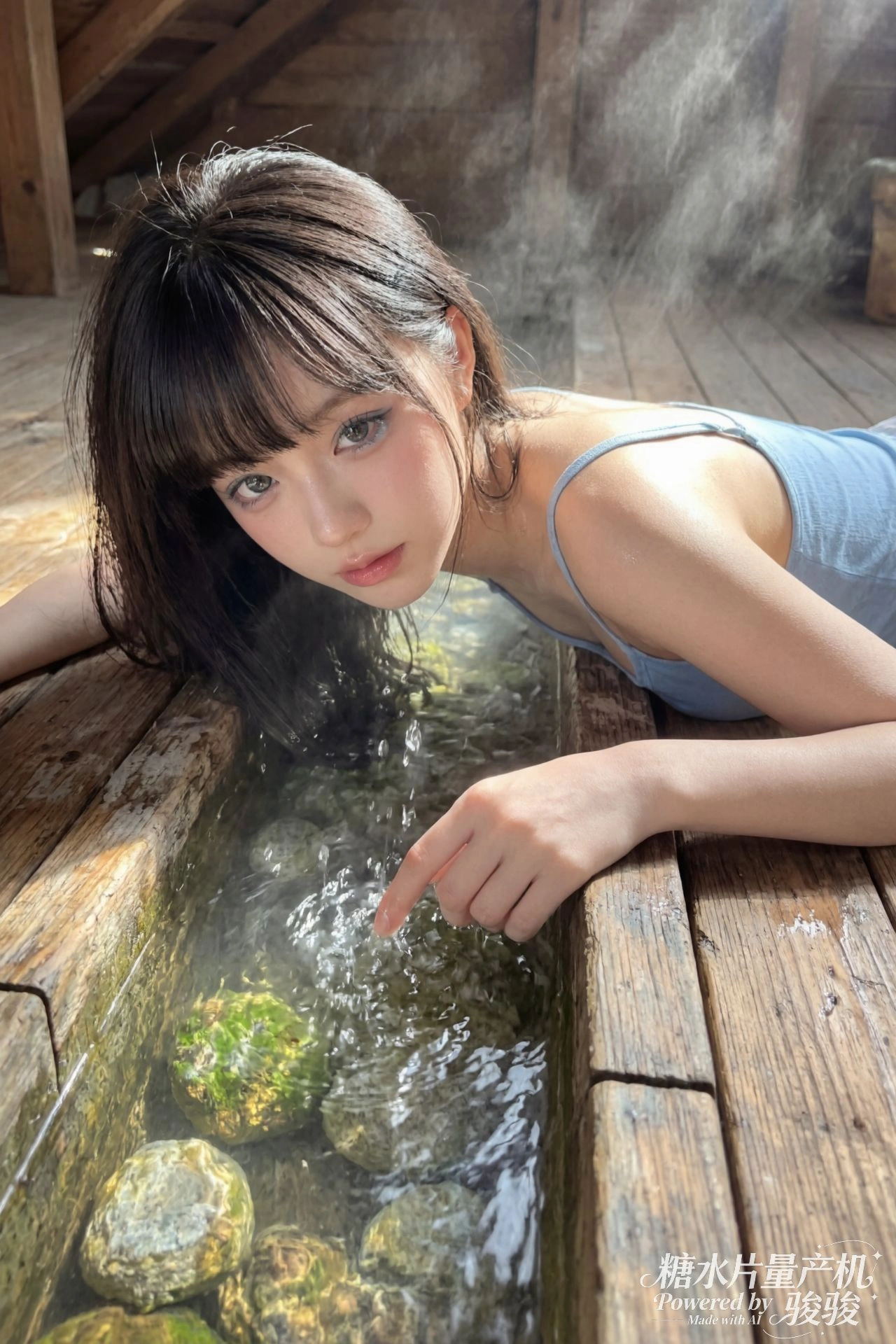 窗台上的木梳齿断了几根，梳不顺凌乱的发丝