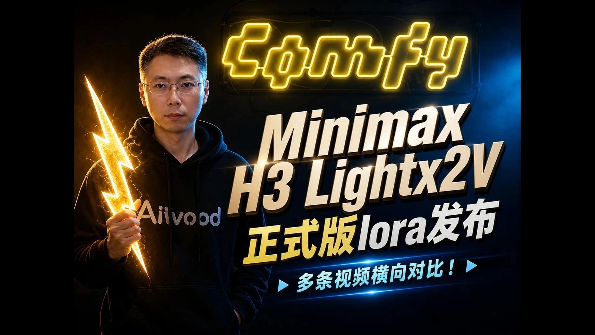 MiniMax H3 LightX2V LoRA 1.0横评：4/8步与高低动态