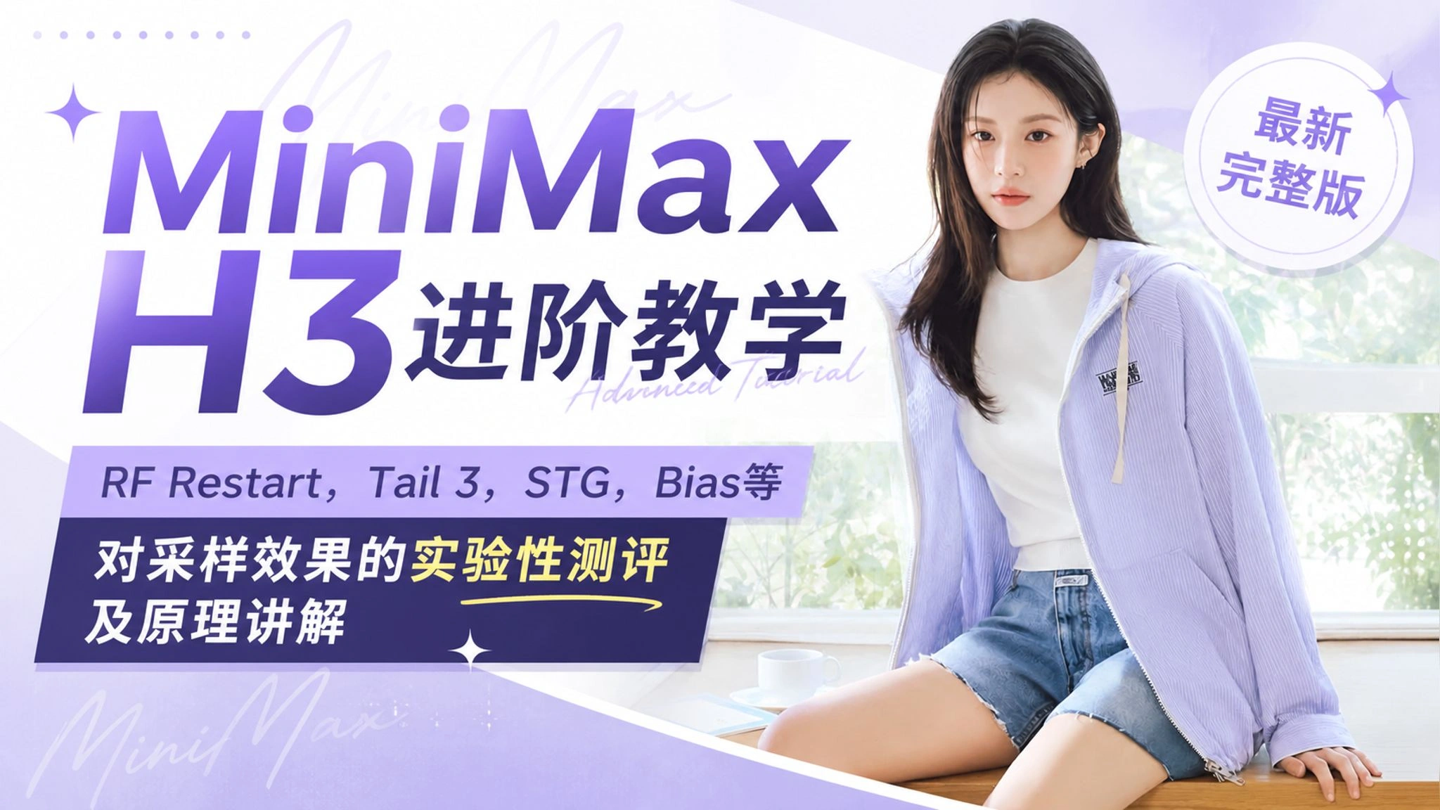 MiniMax H3 采样实验：Tail 3 Sigma、RF Restart、STG与Bias