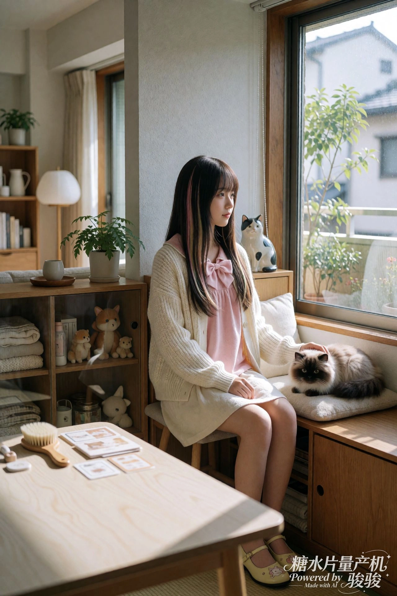没唱完的摇篮曲断了调，哄不睡哭闹的孩子