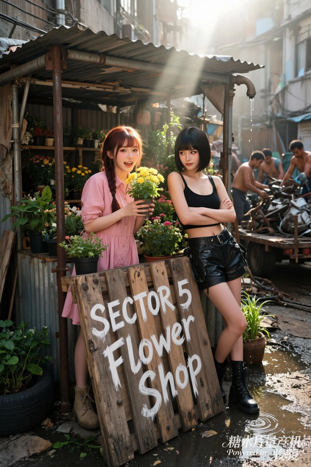 窗台上的玻璃杯碎了，倒影支离破碎