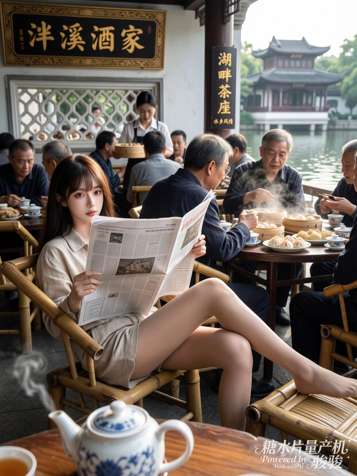 窗台上的竹扇骨散了，扇不走心头的燥热