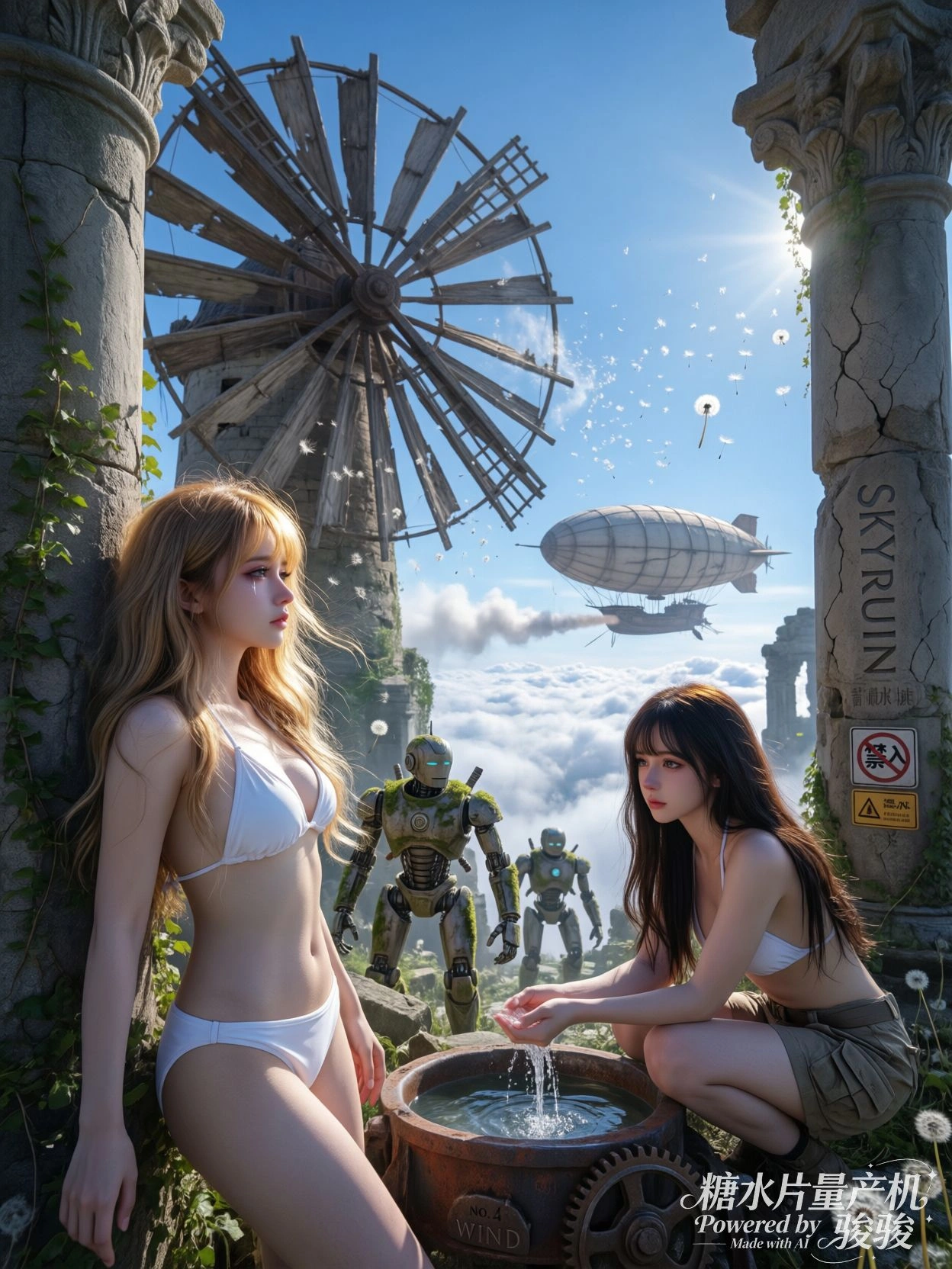 没做完的刺绣针脚乱了，心思全在远方