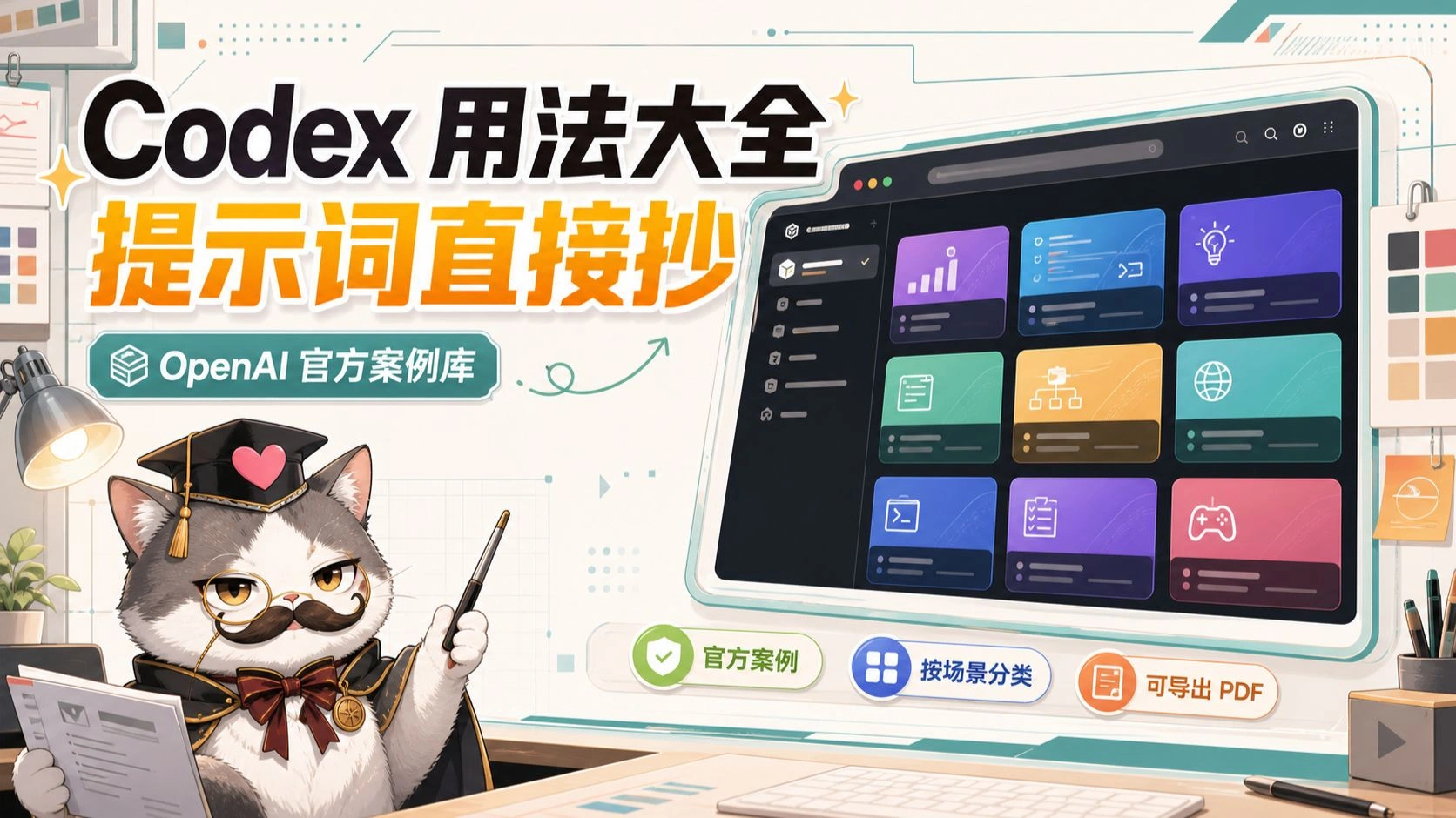 OpenAI Codex 用法大全：提示词可直接抄