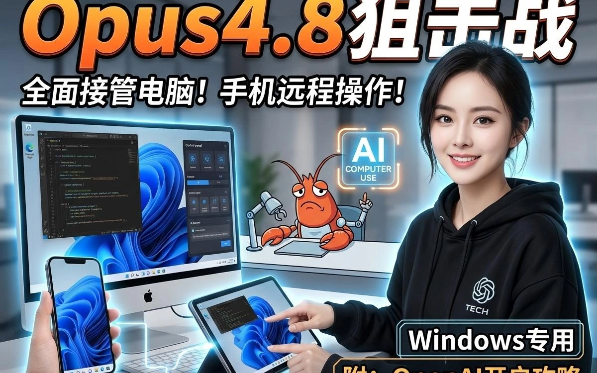 Codex 上 Windows：桌面 Computer Use + 手机远程操控