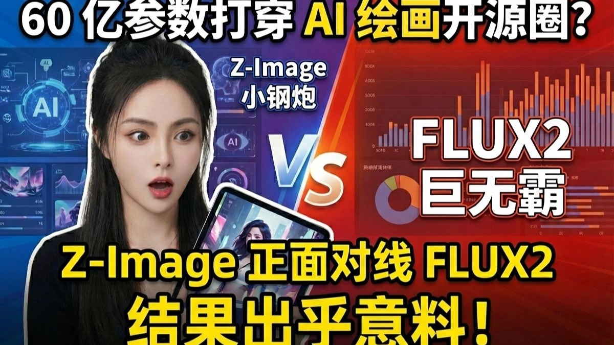 Z-Image vs FLUX2：60 亿参数开源小钢炮实测观感