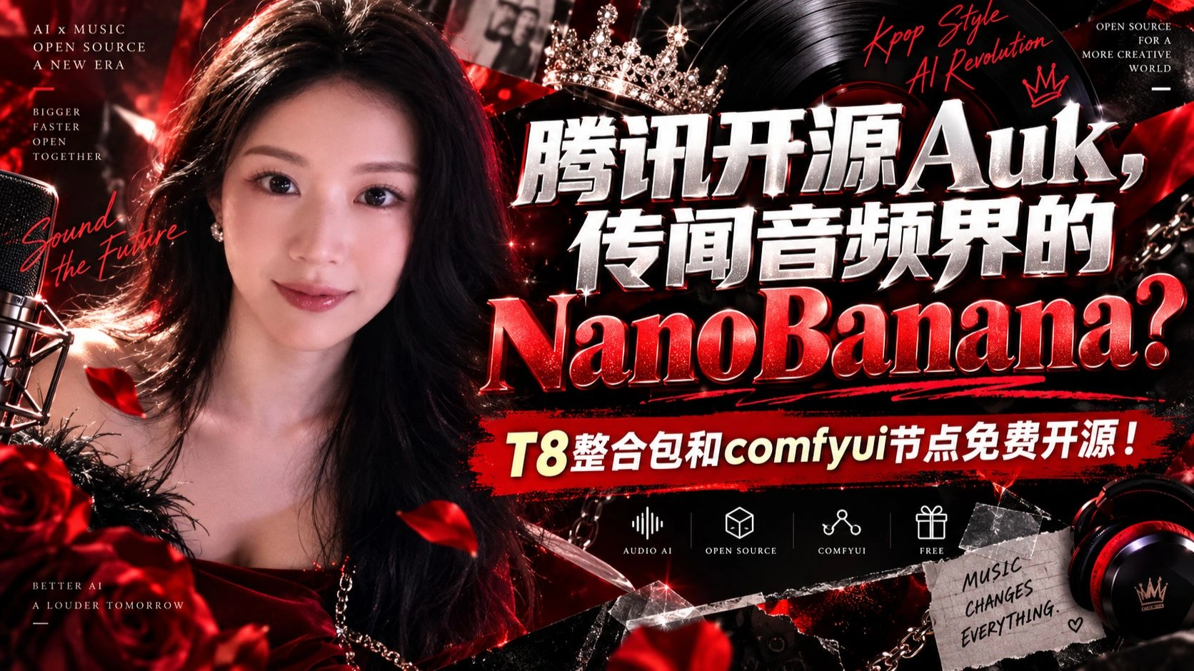 华强买瓜但是是T8：Tencent Auk/NanoBanana，T8+ComfyUI免费整合包