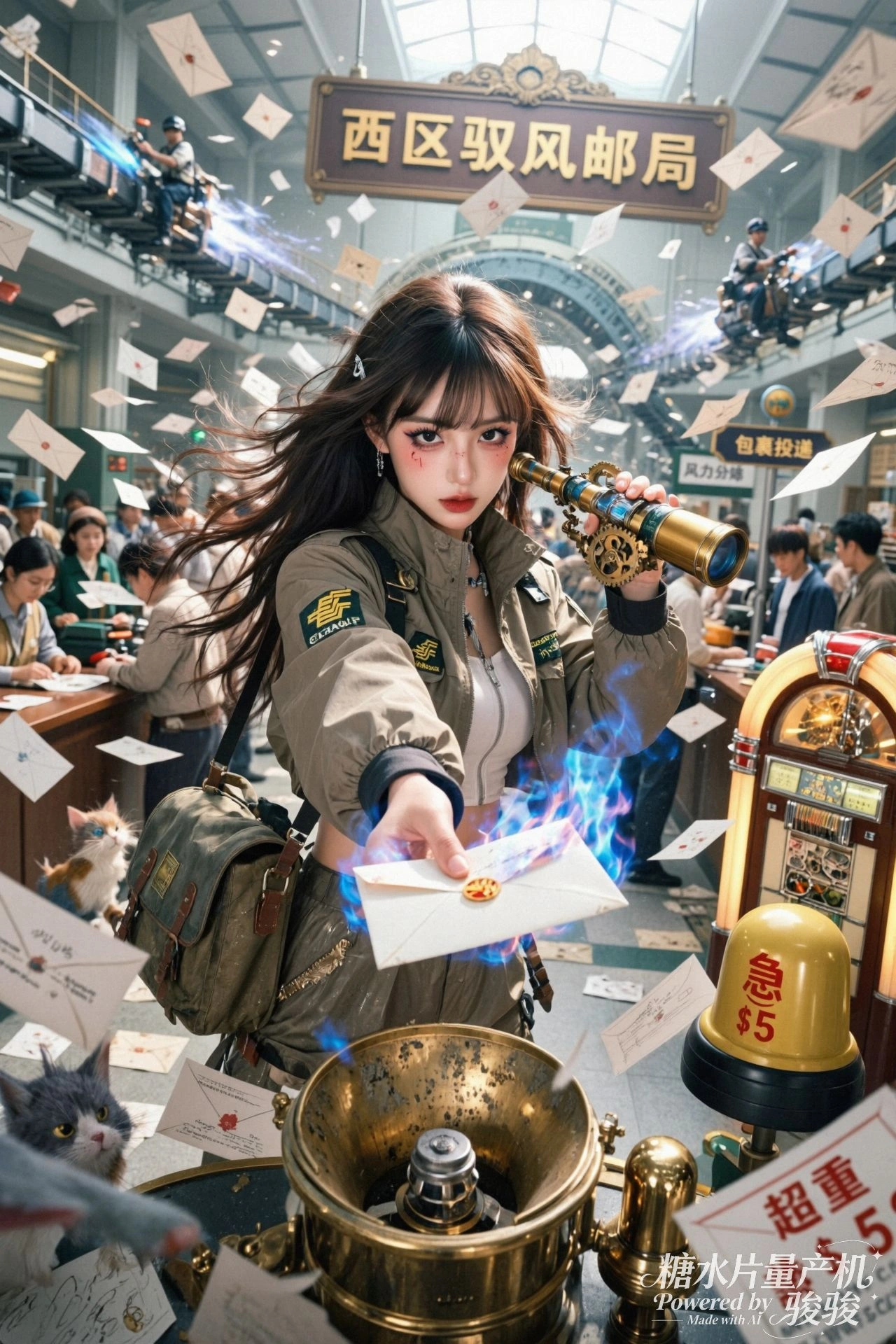 窗台上的铜锁生锈了，锁不住流逝的时光
