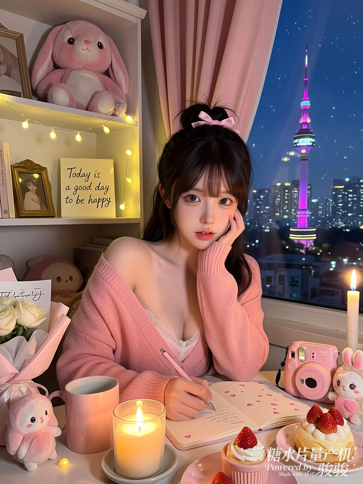 窗台上的玻璃窗脏了，擦不亮眼前的世界