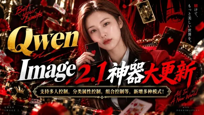 Qwen Image 2.1多人控制节点演示原封面