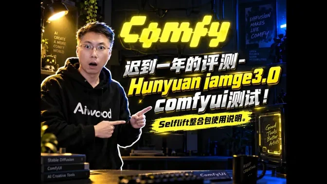 Hunyuan Image3.0与Selflift整合包演示原封面