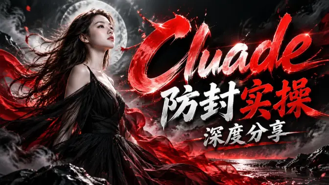 原作者视频封面；防封字样为作者宣传，非效果保证